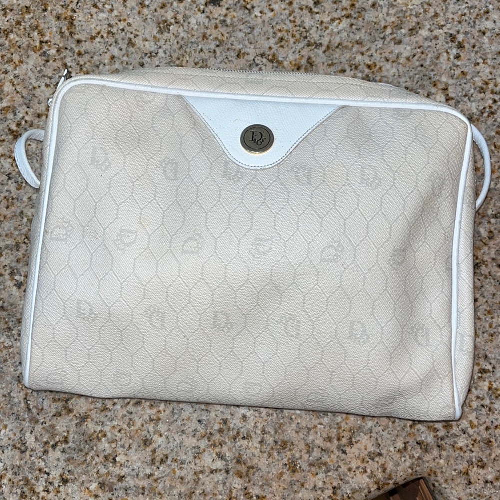 Vintage Dior white crossbody